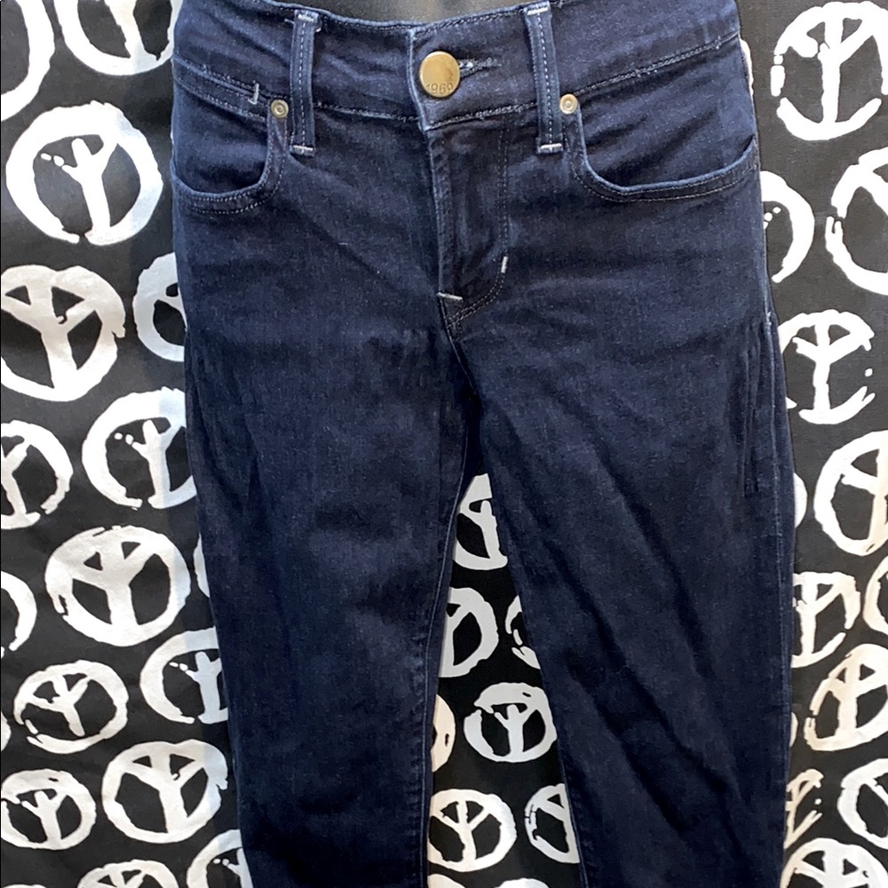 GAP 1969 THE LEGGING JEANS BLUE JEANS SZ 27/4